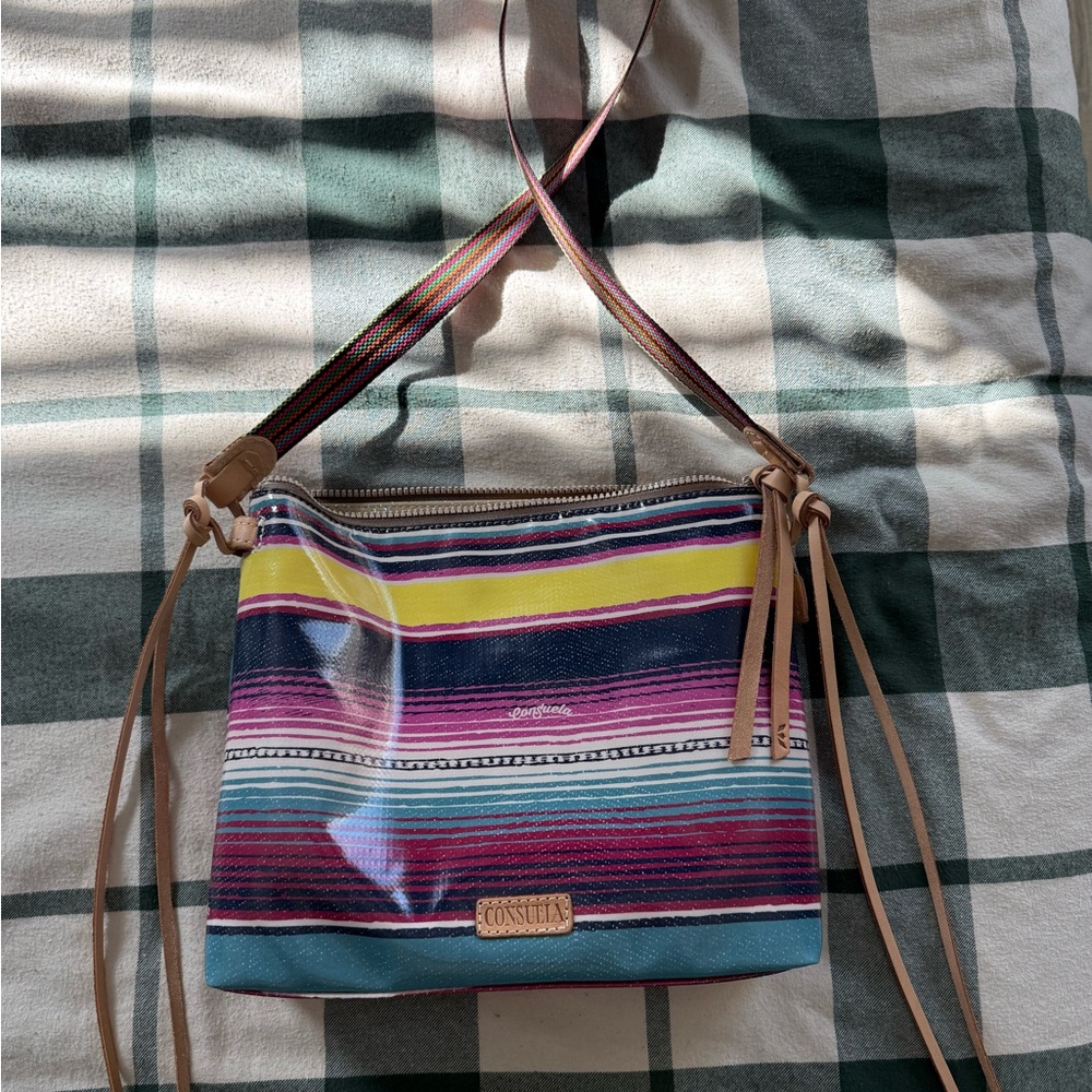 Consuela Multicolor Striped Crossbody Bag